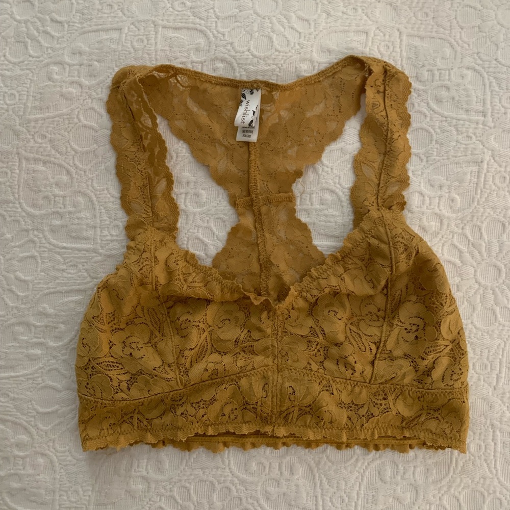 Wishlist gold bralette
